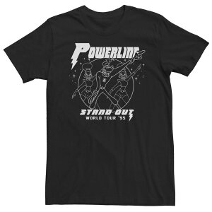 �f�B�Y�j�[ �����Y �g�b�v�X T�V���c �g�[�� Big & Tall Disney Mickey And Friends Goofy Powerline World Tour Tee Black �u���b�N