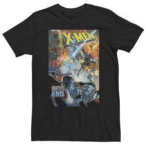 �}�[�x�� �����Y �g�b�v�X T�V���c �g�[�� Big & Tall Marvel Comixology The Uncanny X-Men Winter's End Comicover Tee Black �u���b�N