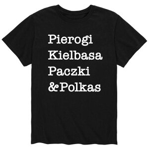 �A�j���L�����N�^�[ �����Y �g�b�v�X T�V���c �h�b�g Licensed Character Men's Pierogi Kielbasa Paczki Polkas Tee Black �u���b�N