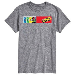 �A�j���L�����N�^�[ �����Y �g�b�v�X T�V���c �g�[�� Licensed Character Big & Tall UNO Card Spread Tee Gray �O���[