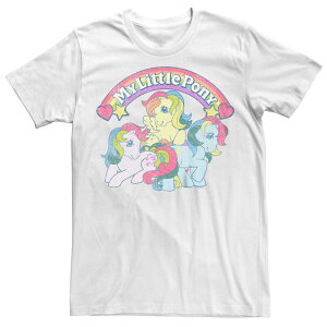 �A�j���L�����N�^�[ �����Y �g�b�v�X T�V���c Licensed Character Men's My Little Pony Rainbow Friends Tee White �z���C�g