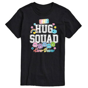 �A�j���L�����N�^�[ �����Y �g�b�v�X T�V���c �O���t�B�b�N Licensed Character Men's Care Bears Hug Squad Graphic Tee Black �u���b�N