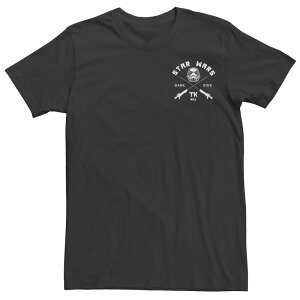 �A�j���L�����N�^�[ �����Y �g�b�v�X T�V���c ���S �O���t�B�b�N Licensed Character Men'star Wars Dark Side Stormtrooper Crossed Logo Graphic Tee Black �u���b�N
