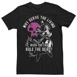 �A�j���L�����N�^�[ �����Y �g�b�v�X T�V���c Licensed Character Men's Magic The Gathering Liliana Rule The Dead Poster Tee Black �u���b�N