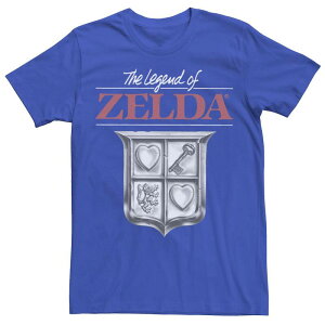 �A�j���L�����N�^�[ �����Y �g�b�v�X T�V���c ���S Licensed Character Men's The Legend Of Zelda Original Cover Logo Tee Royal
