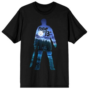 �A�j���L�����N�^�[ �����Y �g�b�v�X T�V���c Licensed Character Men's Friday the 13th Jason Voorhees Tee Black �u���b�N