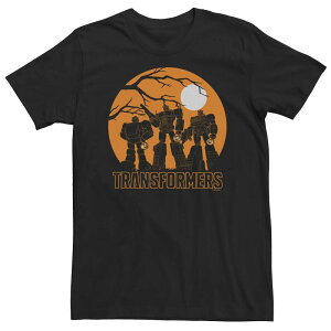 �A�j���L�����N�^�[ �����Y �g�b�v�X T�V���c Licensed Character Men's Transformers Halloween Optimus Haunt Silhouettes Tee Black �u���b�N