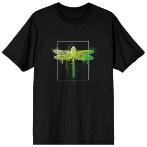 �A�j���L�����N�^�[ �����Y �g�b�v�X T�V���c Licensed Character Men's Natural Worldragonfly Tee Black �u���b�N