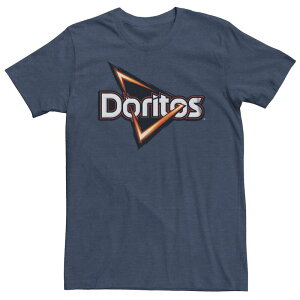 �A�j���L�����N�^�[ �����Y �g�b�v�X T�V���c �g�[�� ���S Licensed Character Big & Tall Doritos Triangle Chips Classic Logo Tee Navy Heather �w�U�[