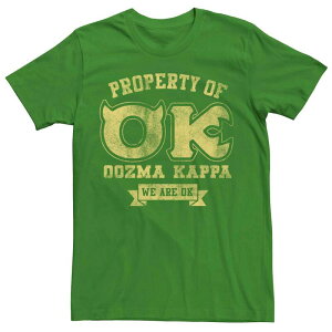 �A�j���L�����N�^�[ �����Y �g�b�v�X T�V���c Licensed Character Men's Disney Pixar Monsters University Oozma Kappa Fratee Kelly Heather �w�U�[
