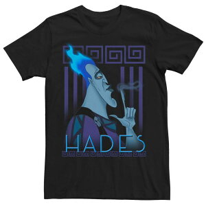 �f�B�Y�j�[ �����Y �g�b�v�X T�V���c Disney's Hercules Hades Men's Geometric Tee Black �u���b�N