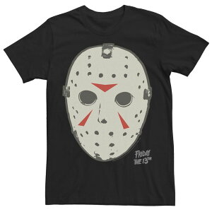 �A�j���L�����N�^�[ �����Y �g�b�v�X T�V���c Licensed Character Men's Friday The 13th Jason Mask Costume Tee Black �u���b�N