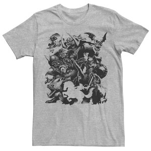 �A�j���L�����N�^�[ �����Y �g�b�v�X T�V���c �O���t�B�b�N Licensed Character Men's Zelda Link Silhouette Bad Guys Graphic Tee Athletic Heather �w�U�[