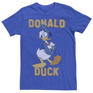 �f�B�Y�j�[ �����Y �g�b�v�X T�V���c Disney's Donalduck Angry Pose Arms Crossed Men's Tee Royal