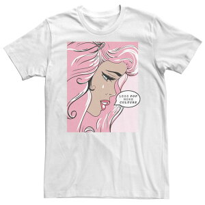 �A�j���L�����N�^�[ �����Y �g�b�v�X T�V���c �g�[�� Licensed Character Big & Tall Trendy Less Pop More Culture Poster Tee White �z���C�g