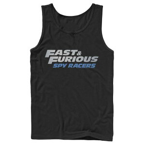 �A�j���L�����N�^�[ �����Y �g�b�v�X T�V���c ���S Licensed Character Men's Fast & Furious: Spy Racersimple Logo Tank Top Black �u���b�N