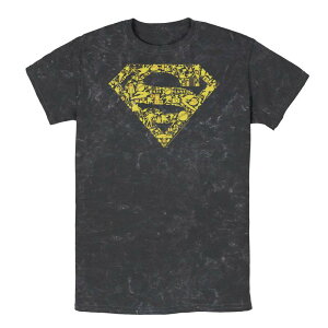 �A�j���L�����N�^�[ �����Y �g�b�v�X T�V���c ���S Licensed Character Men's DComicsuperman Gadgets Chest Logo Tee Black �u���b�N