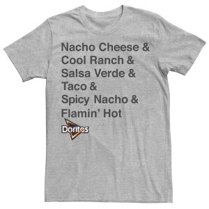 �A�j���L�����N�^�[ �����Y �g�b�v�X T�V���c Licensed Character Men's Doritos Tortilla Chips Flavors Tee Athletic Heather �w�U�[