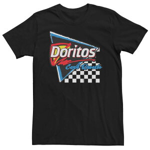 �A�j���L�����N�^�[ �����Y �g�b�v�X T�V���c �g�[�� Licensed Character Big & Tall Doritos Cool Ranch Racing Flag Triangle Tee Black �u���b�N