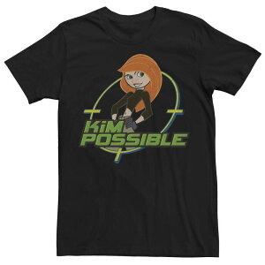 �f�B�Y�j�[ �����Y �g�b�v�X T�V���c Disney's Kim Possible On The Target Men's Tee Black �u���b�N