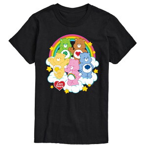 �A�j���L�����N�^�[ �����Y �g�b�v�X T�V���c �O���t�B�b�N Licensed Character Men's Care Bears Group On Cloud Graphic Tee Black �u���b�N