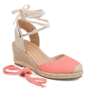�W�����l �R���N�V���� ���f�B�[�X �V���[�Y �T���_�� Journee Collection Monte Women's Espadrille Wedges Coral �R�[����