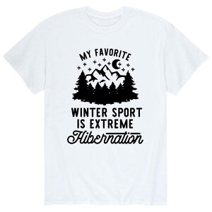 �A�j���L�����N�^�[ �����Y �g�b�v�X T�V���c Licensed Character Men's Fav Sport Winter Hibernation Tee White �z���C�g