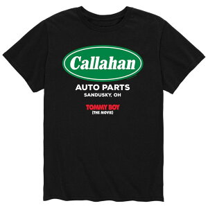 �A�j���L�����N�^�[ �����Y �g�b�v�X T�V���c Licensed Character Men's Tommy Boy Callahan Badge Tee Black �u���b�N