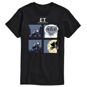 �A�j���L�����N�^�[ �����Y �g�b�v�X T�V���c Licensed Character Men's ET Squares Tee Black �u���b�N