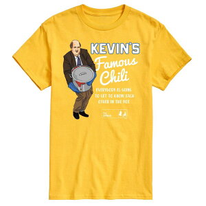 �A�j���L�����N�^�[ �����Y �g�b�v�X T�V���c Licensed Character Men's The Office Kevins Famous Chili Potee Yellow �C�G���[