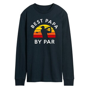 �A�j���L�����N�^�[ �����Y �g�b�v�X T�V���c �O���t�B�b�N Licensed Character Men's Best Papa By Par Golf Graphic Tee Navy �l�C�r�[