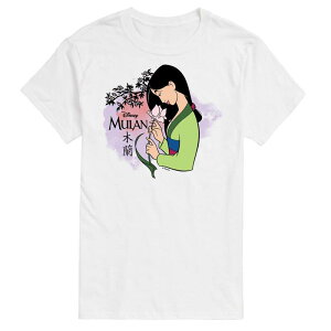 �f�B�Y�j�[ �����Y �g�b�v�X T�V���c Disney's Mulan Men's Blossoms Tee White �z���C�g