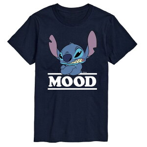�f�B�Y�j�[ �����Y �g�b�v�X T�V���c �g�[�� �O���t�B�b�N Disney's Lilo and Stitch Big & Tall Mood Graphic Tee Navy �l�C�r�[