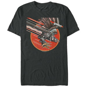 �A�j���L�����N�^�[ �����Y �g�b�v�X T�V���c �O���t�B�b�N Licensed Character Men's Judas Priest Screaming For Vengeance Graphic Tee Black �u���b�N