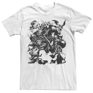 �A�j���L�����N�^�[ �����Y �g�b�v�X T�V���c �O���t�B�b�N Licensed Character Men's Zelda Link Silhouette Bad Guys Graphic Tee White �z���C�g