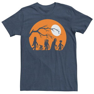 �X�^�[ �E�H�[�Y �����Y �g�b�v�X T�V���c Men'star Wars Trick-Or-Treat Halloween Tee Navy Heather �w�U�[