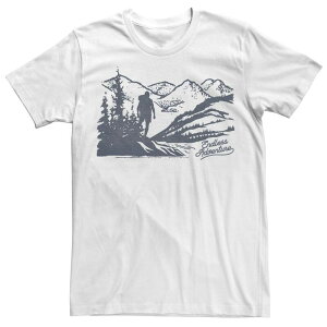�A�j���L�����N�^�[ �����Y �g�b�v�X T�V���c �L���b�v �P�[�v Licensed Character Men's Endlessummer Hiking Forest Landscape Tee White �z���C�g