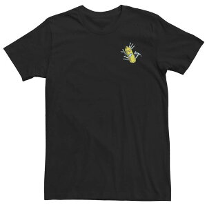�A�j���L�����N�^�[ �����Y �g�b�v�X T�V���c �g�[�� Licensed Character Big & Tall Fortnite Peely Swiss Knife Pocketee Black �u���b�N