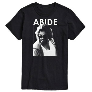 �A�j���L�����N�^�[ �����Y �g�b�v�X T�V���c �g�[�� Licensed Character Big & Tall The Big Lebowski Abide Tee Black �u���b�N