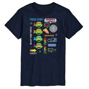 �j�R���f�I�� �����Y �g�b�v�X T�V���c �O���t�B�b�N Nickelodeon Men's Teenage Mutant Ninja Turtles Icon Graphic Tee Navy �l�C�r�[