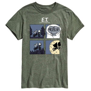 �A�j���L�����N�^�[ �����Y �g�b�v�X T�V���c Licensed Character Men's ET Squares Tee Green �O���[��
