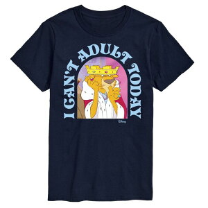 �f�B�Y�j�[ �����Y �g�b�v�X T�V���c �O���t�B�b�N Disney's Robin Hood Prince John Men's Graphic Tee Navy �l�C�r�[