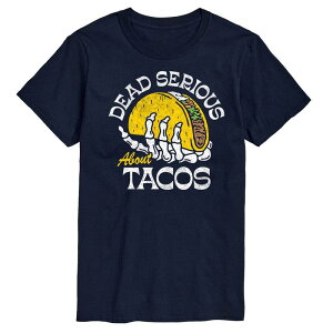 �A�j���L�����N�^�[ �����Y �g�b�v�X T�V���c �O���t�B�b�N Licensed Character Men's Dead Serious Aboutacos Graphic Tee Navy �l�C�r�[