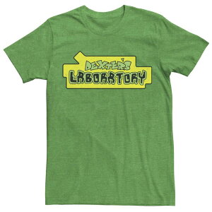 �A�j���L�����N�^�[ �����Y �g�b�v�X T�V���c ���S Licensed Character Men's Dexter's Laboratory Originalogo Tee Kelly Heather �w�U�[