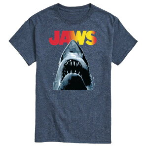 �A�j���L�����N�^�[ �����Y �g�b�v�X T�V���c �g�[�� Licensed Character Big & Tall Jaws Tee Blue �u���[