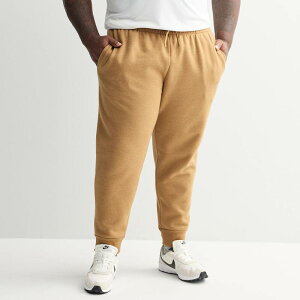 Tek Gear �����Y �{�g���X �J�W���A���p���c �g�[�� �W���K�[�p���c �t���[�X Big & Tall Tek Gear Ultra Soft Fleece Joggers Rocky Brown �u���E��