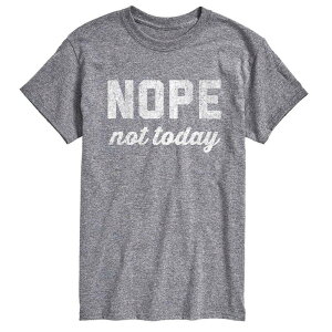 �A�j���L�����N�^�[ �����Y �g�b�v�X T�V���c �g�[�� Licensed Character Big & Tall Nope Notoday Tee Gray �O���[