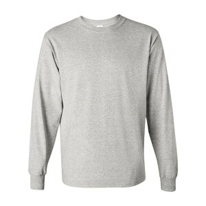 �M���_�� �����Y �g�b�v�X T�V���c �R�b�g�� Gildan Heavy Cotton Long Sleeve T-Shirt Ash �A�b�V��