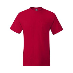 �t���\ �����Y �g�b�v�X T�V���c Floso Beefy-T Plain Pocket-Shirt Deep Red ���b�h