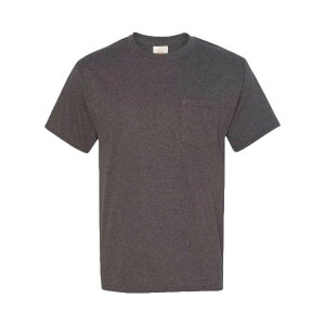 �t���\ �����Y �g�b�v�X T�V���c Floso Authentic Pocket Plain T-Shirt Charcoal Heather �`���R�[��